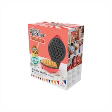 giles & posner FUNFAIR MATT RED BUBBLE WAFFLE MAKER