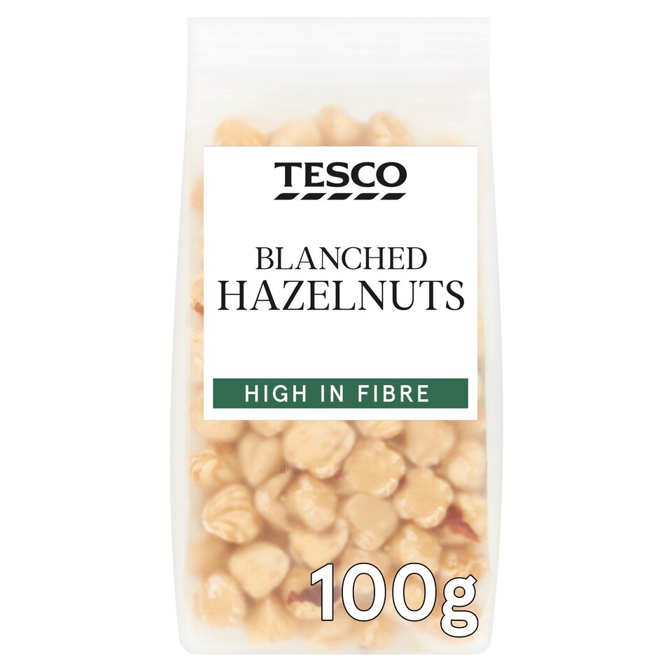 Tesco Whole Blanched Hazelnuts 100G