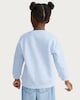 image 3 of F&F Girls Cotton Rich Cute Slogan Sweatshirt in Blue