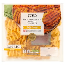 Tesco Smoked Paprika Potato Waffles 400g