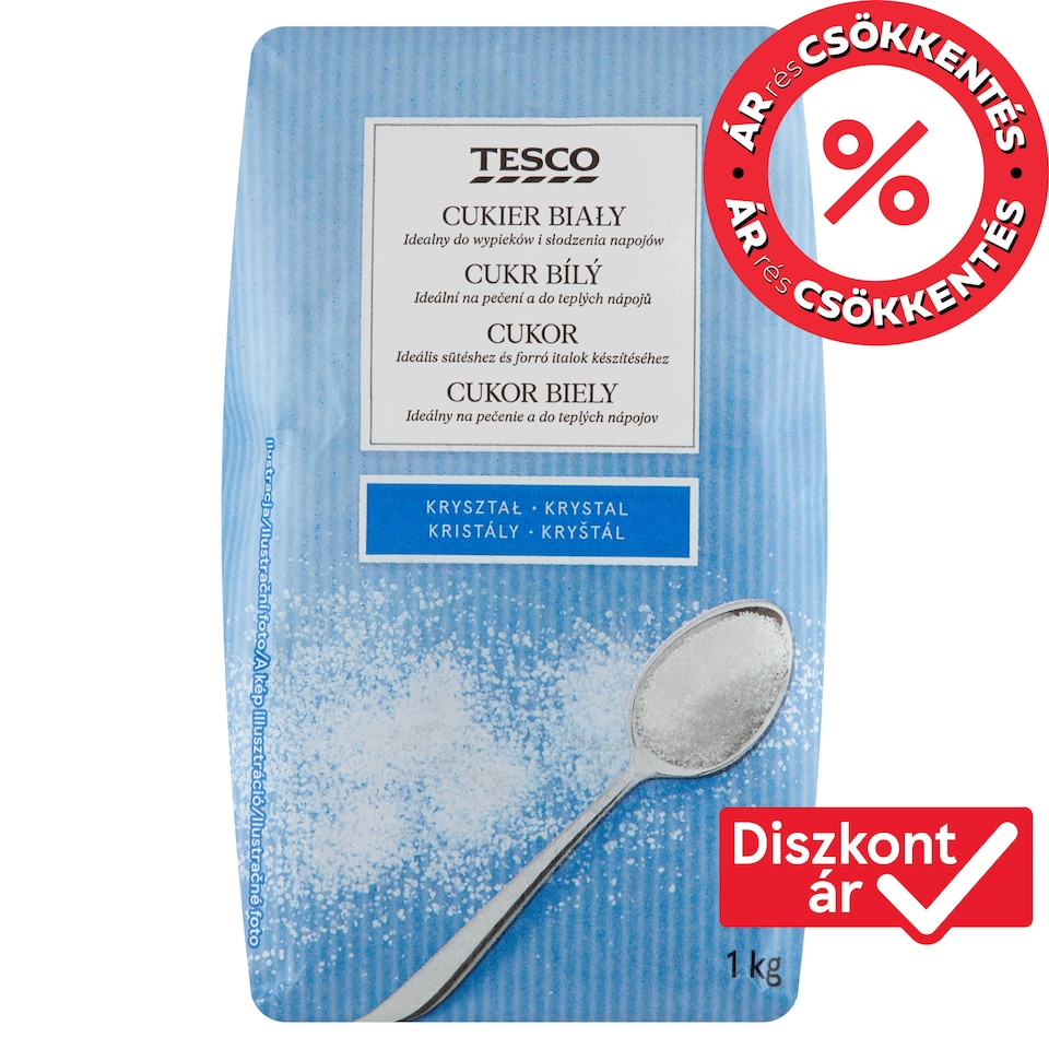 Tesco kristálycukor 1 kg