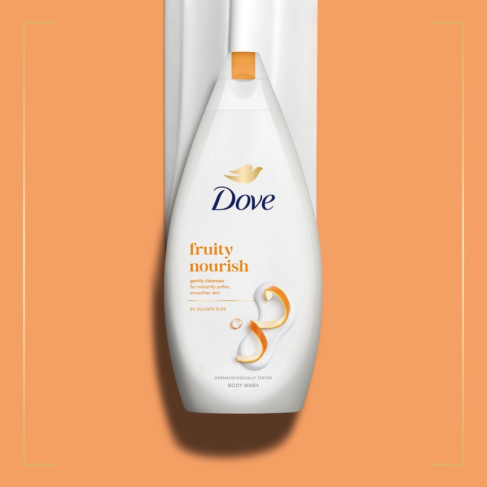 image 1 of Dove Fruity Nourish Body Wash Shower Gel 450ml