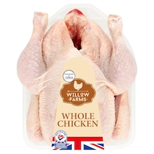 Willow Farm Whole Chicken 1.2Kg - 1.6Kg