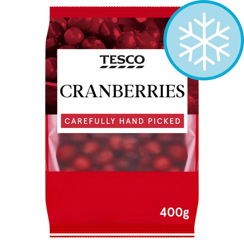 Tesco Frozen Cranberries 400G Tesco Groceries