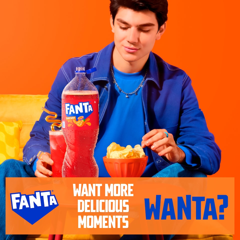 image 1 of Fanta Fruit Twist Soft Drink Bottle 2L