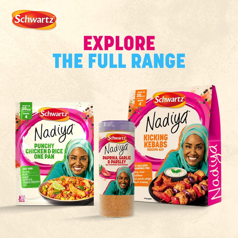image 1 of Schwartz Nadiya Tangy Tacos Recipe Kit 70g