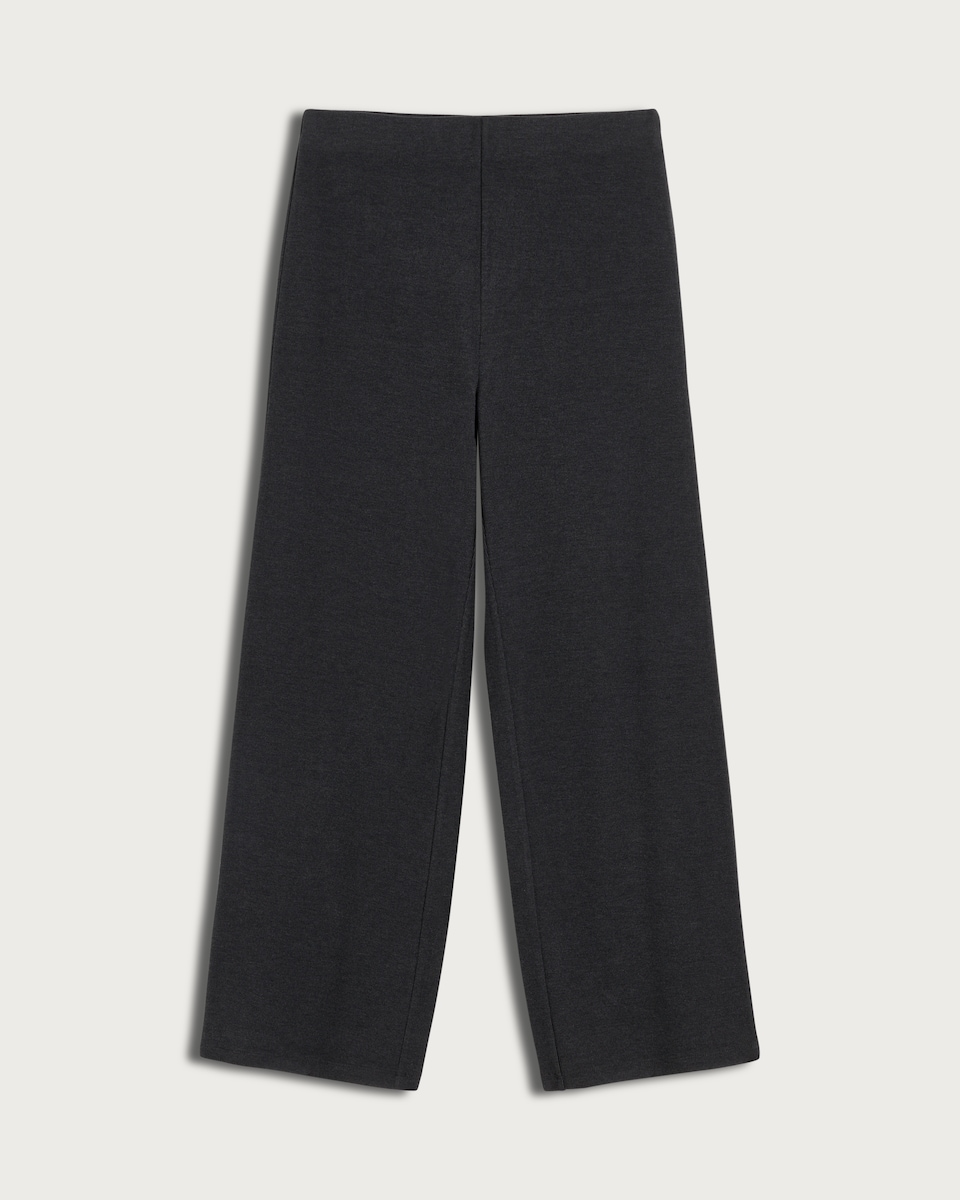 image 1 of F&F Wide Leg Co-ord Trousers in Grey