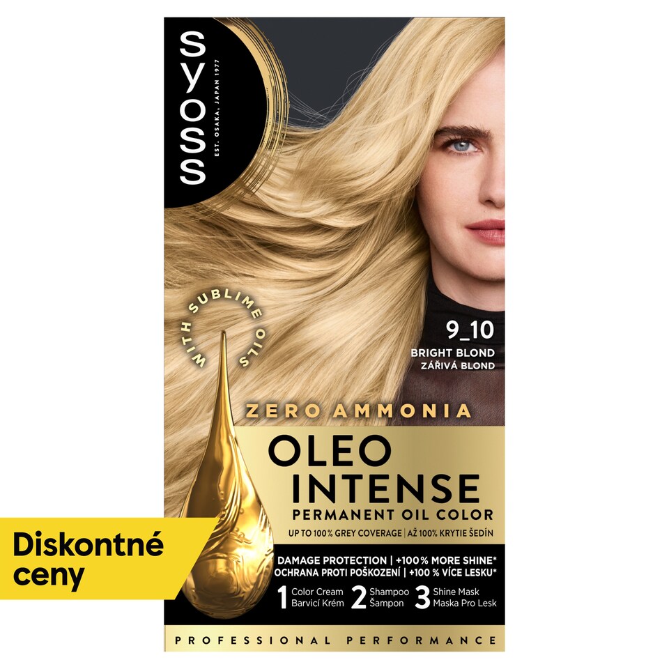 Syoss Oleo Intense 9-10 Žiarivý blond 50 ml