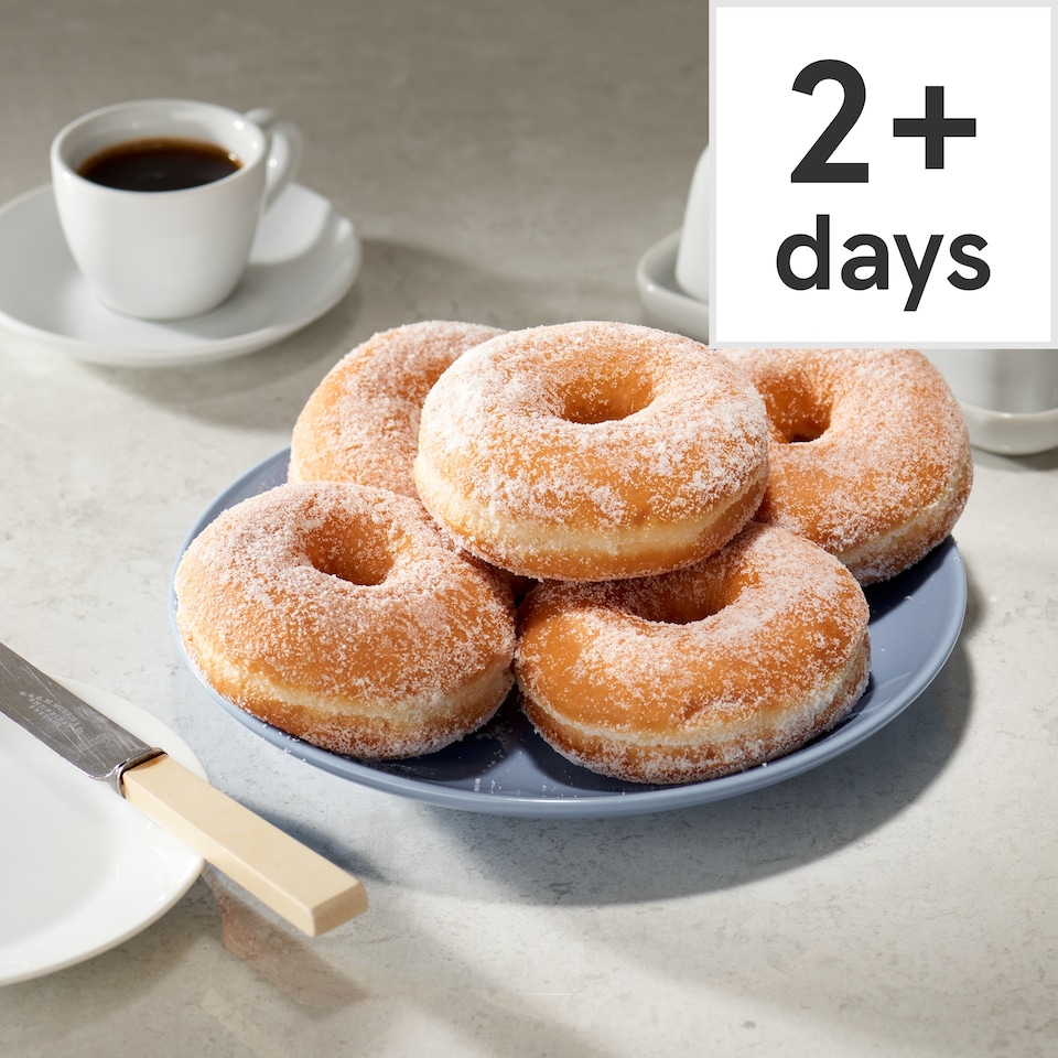Tesco 5 Sugar Ring Doughnuts