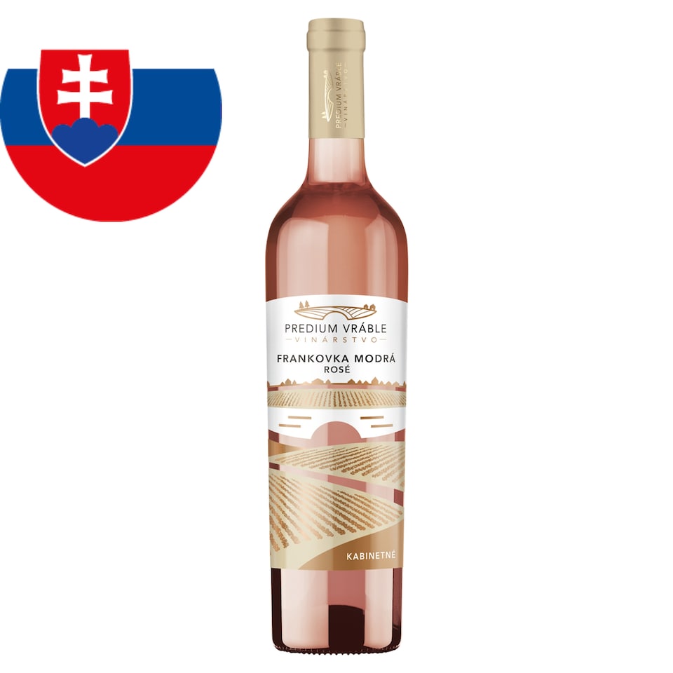 Predium Vráble Lemberger Blue Rosé Semi-Dry Pink Wine 0.75 L