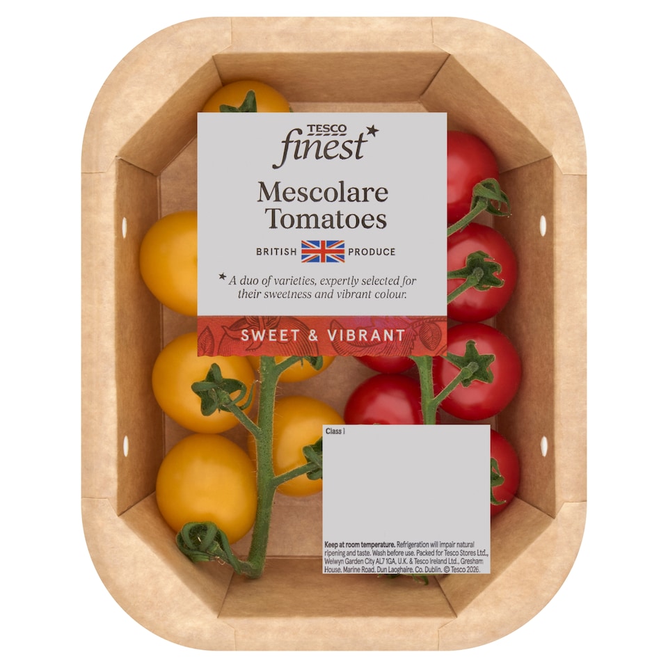 Tesco Finest Mescolare Vine Tomatoes 220G