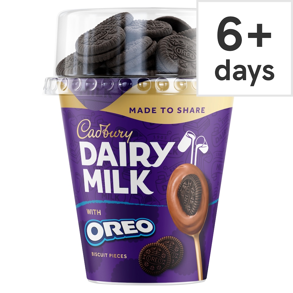 Cadbury Dairy Milk Chocolate Dessert with Oreo Biscuit Pieces 345g