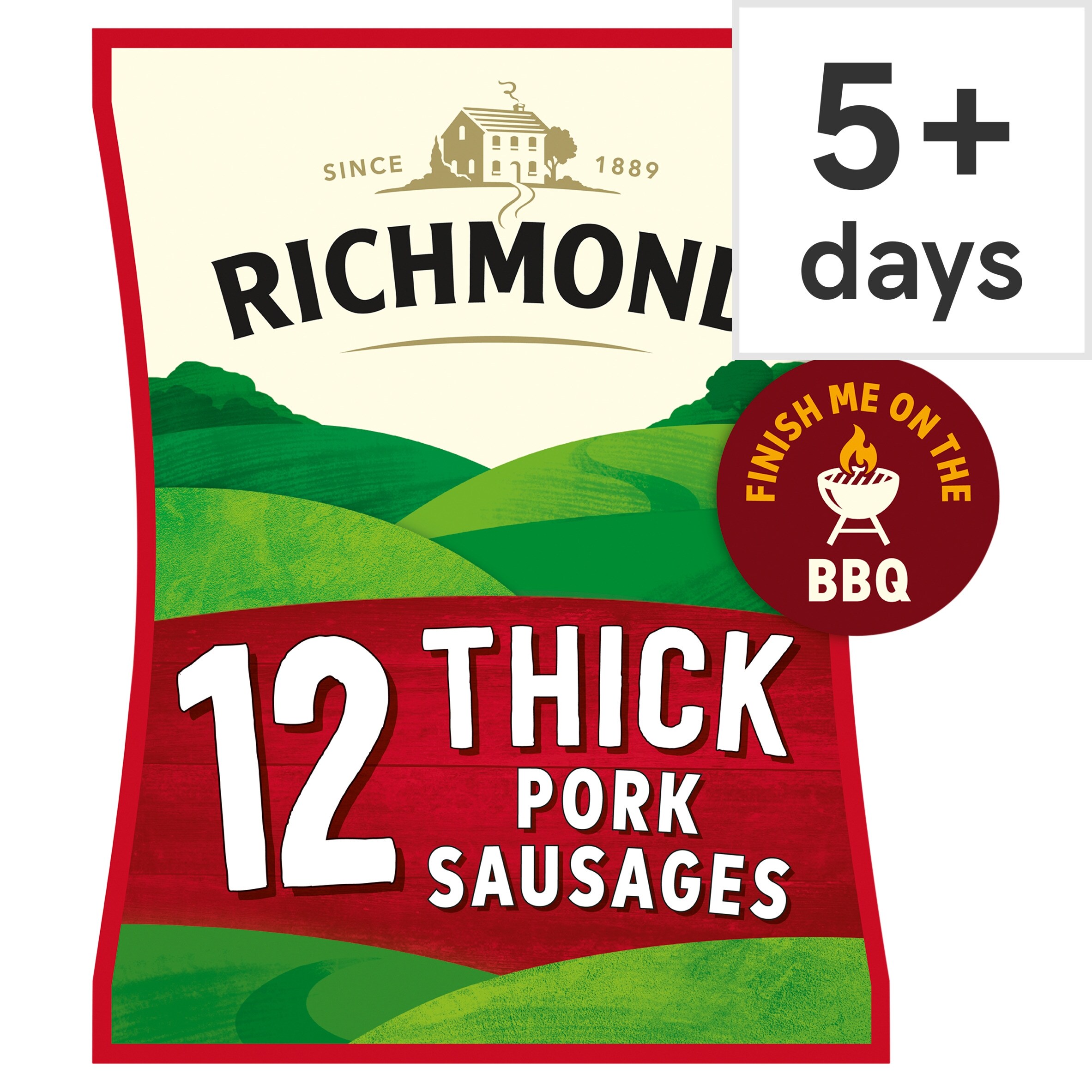Richmond Thick Pork Sausages 12 Pack 615g