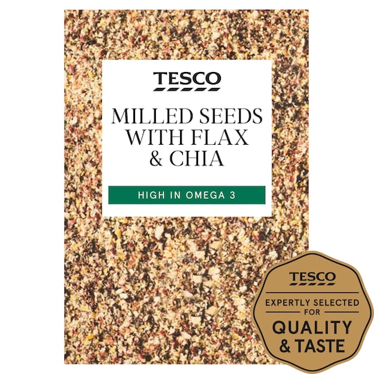Tesco Milled Flax Pumpkin & Chia Seed Mix 175G Tesco Groceries