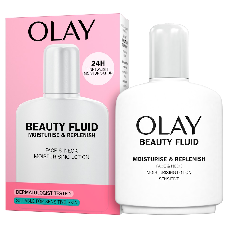 image 1 of Olay Beauty Fluid Sensitive Skin Moisturiser 200Ml