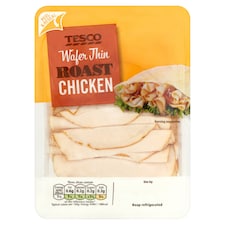Tesco W/T Roast Chicken Slices 250 G