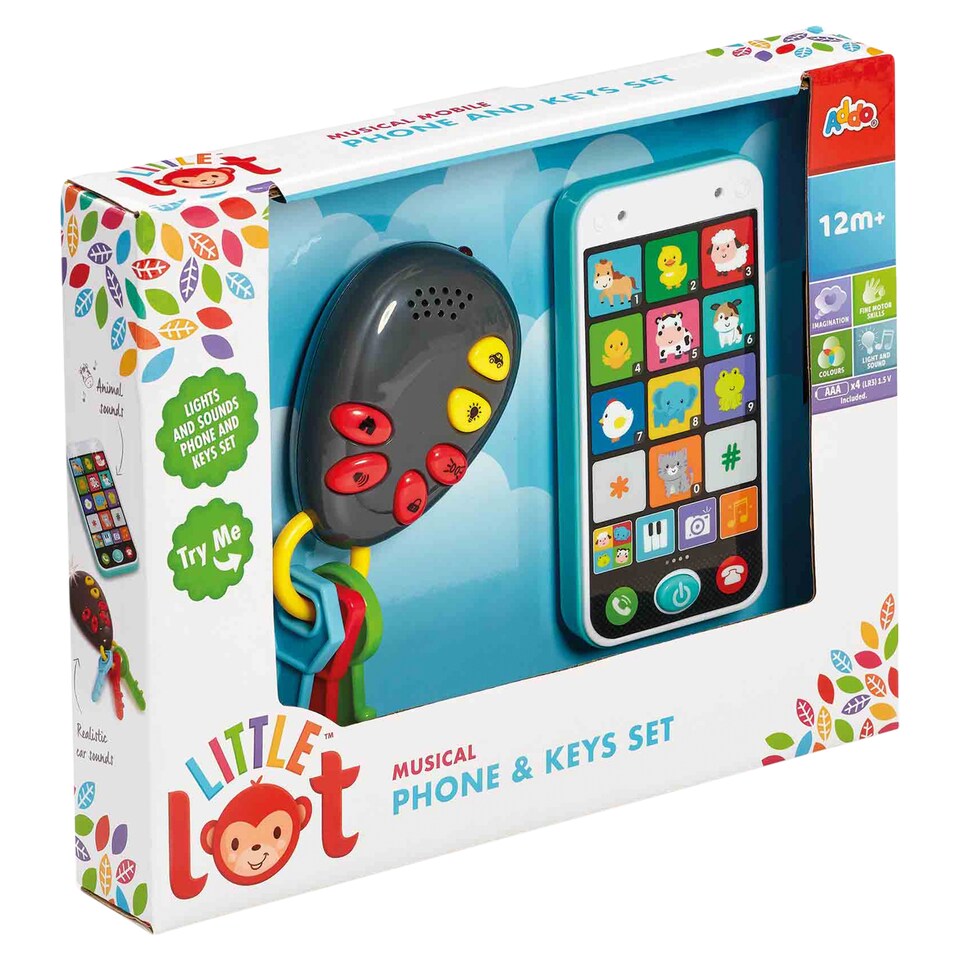 image 1 of Addo Little Lot Musical Mobile Phone & Keys Set