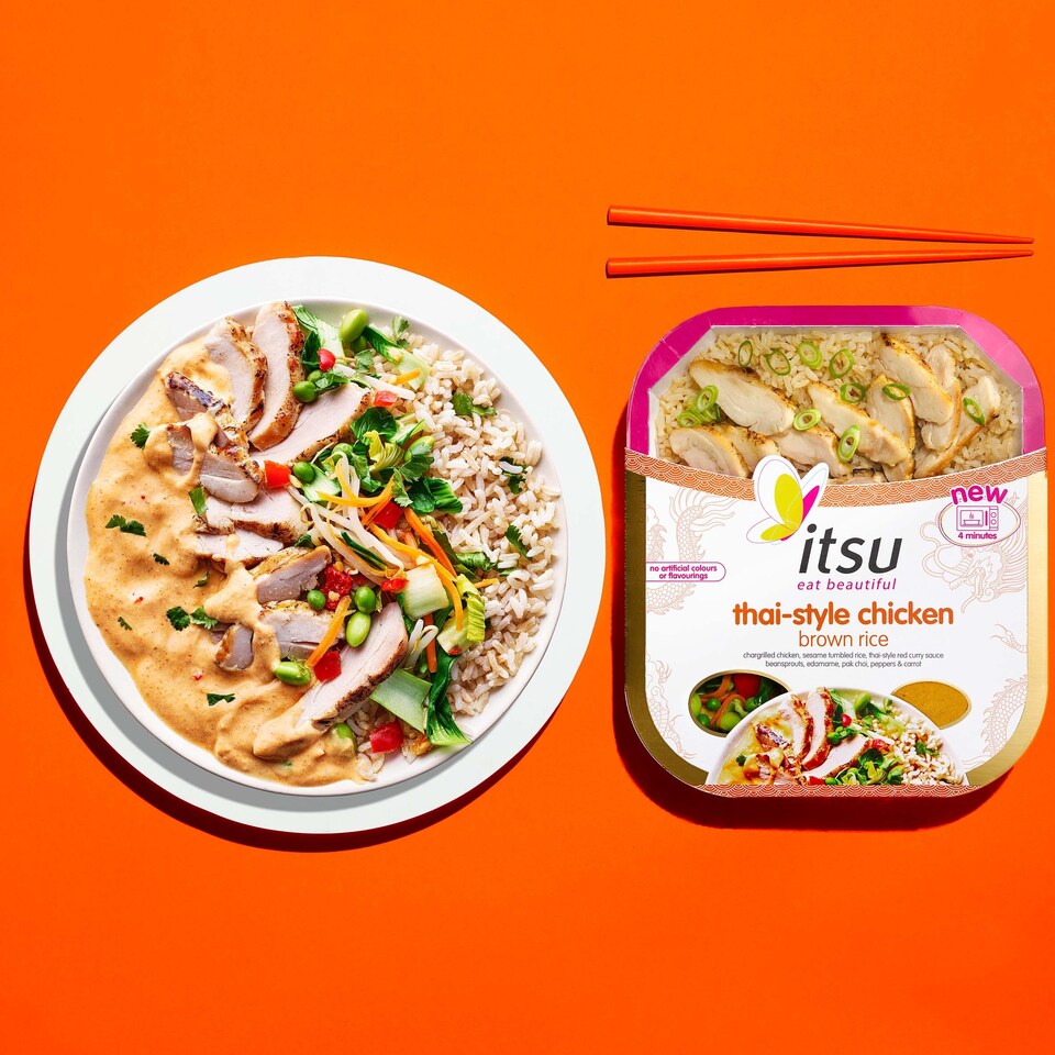 image 1 of Itsu Thai-Style Chicken Brown Rice 395g