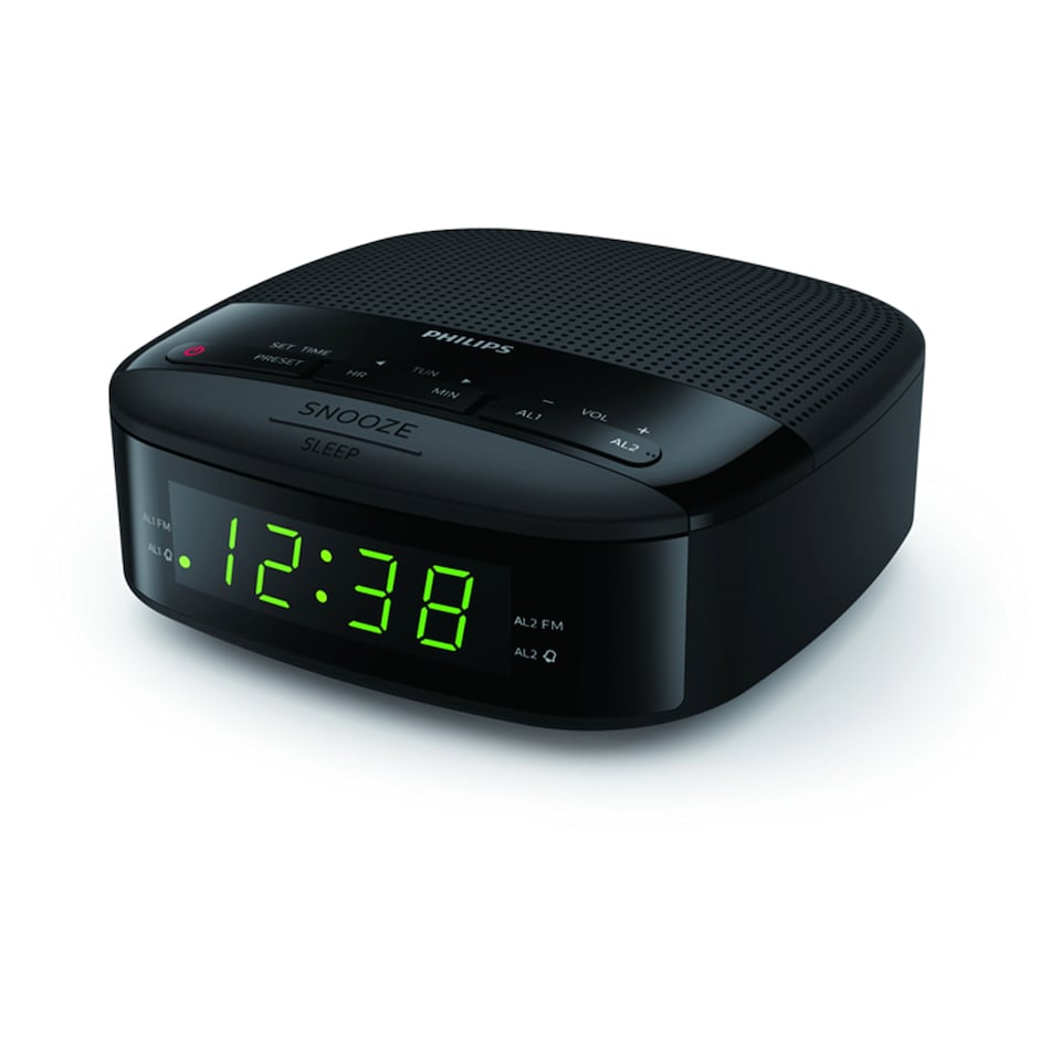 Philips Clock Digital Tuning Dual Alarm