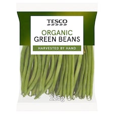 Tesco Organic Green Beans 225G