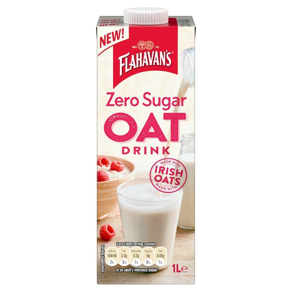 Flahavan's Zero Sugar Oat Drink 1 Litre