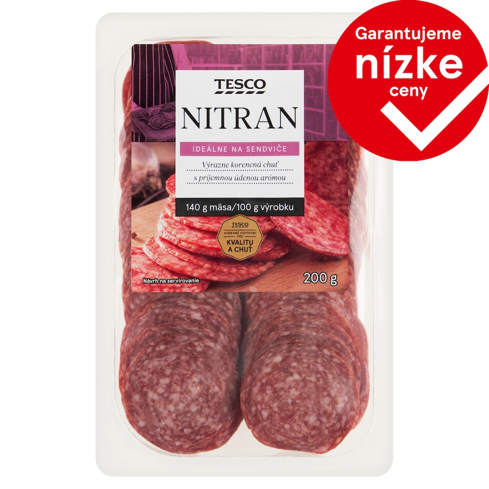 Tesco Nitran Salami 200 g