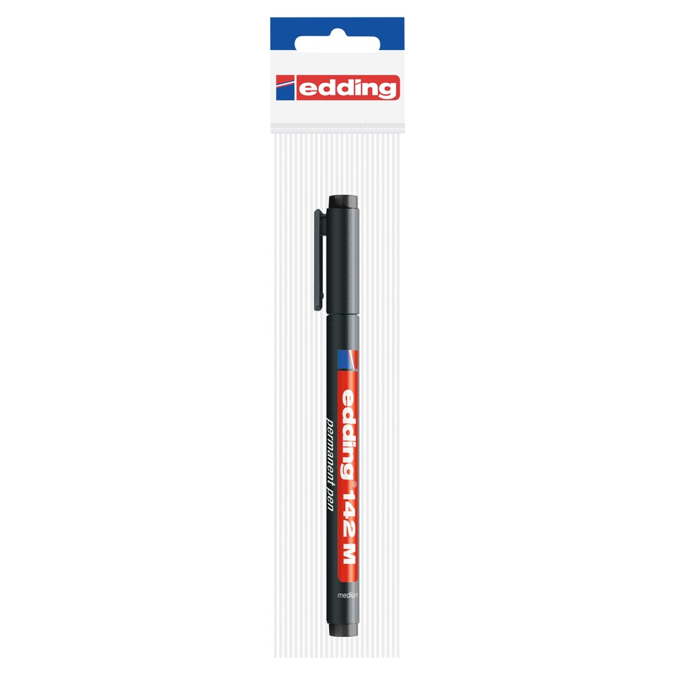 Edding permanent fekete marker 142M 1 db