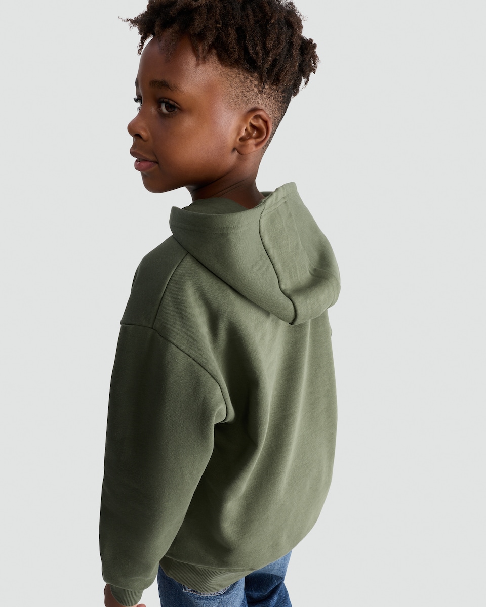 image 1 of Minecraft Creeper Hoodie in Green