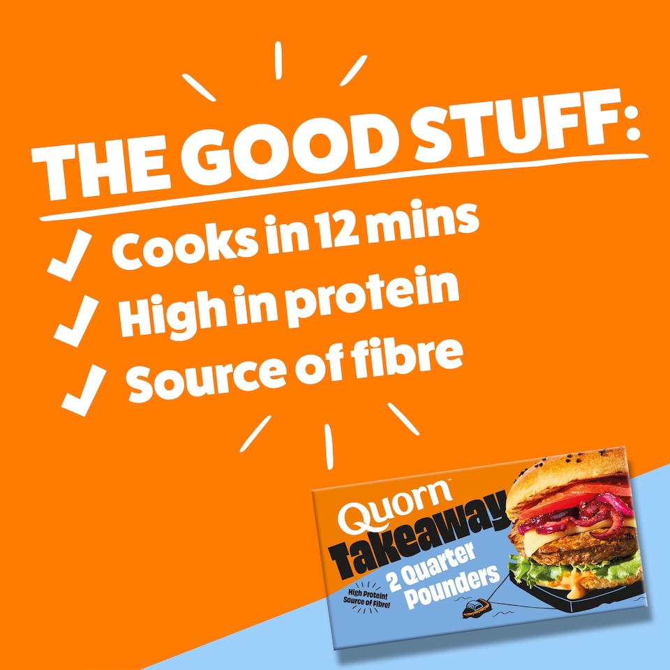 image 1 of Quorn Takeaway Quarter Pounder Burgers 227g
