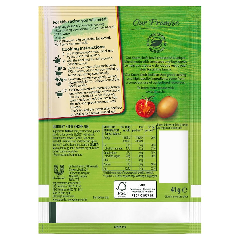 image 1 of Knorr Mealmaker Country Stew 45G
