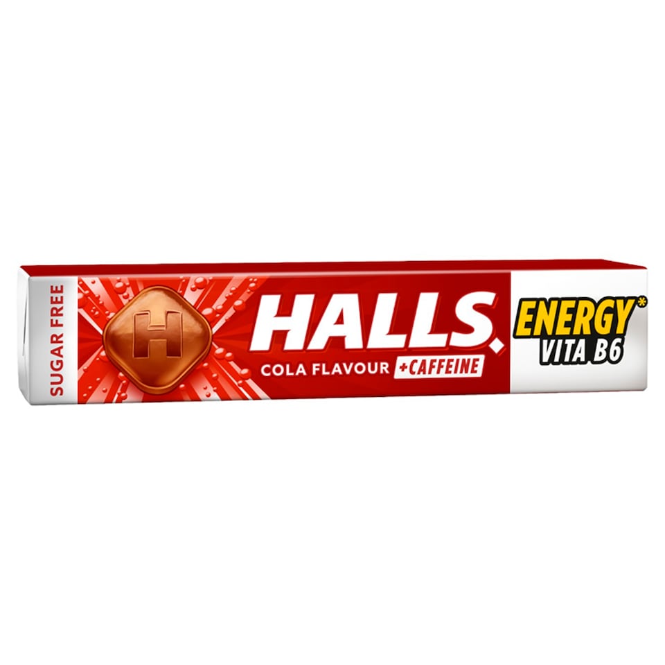 Halls Energy Vita B6 Cola Flavour + Caffeine 32g