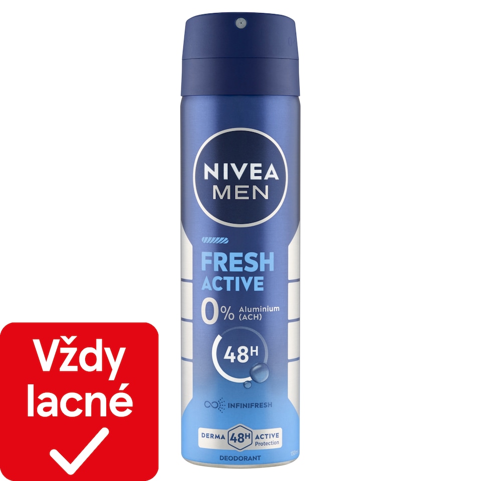 obrázok 1 z Nivea Men Fresh Active Sprej dezodorant 150 ml