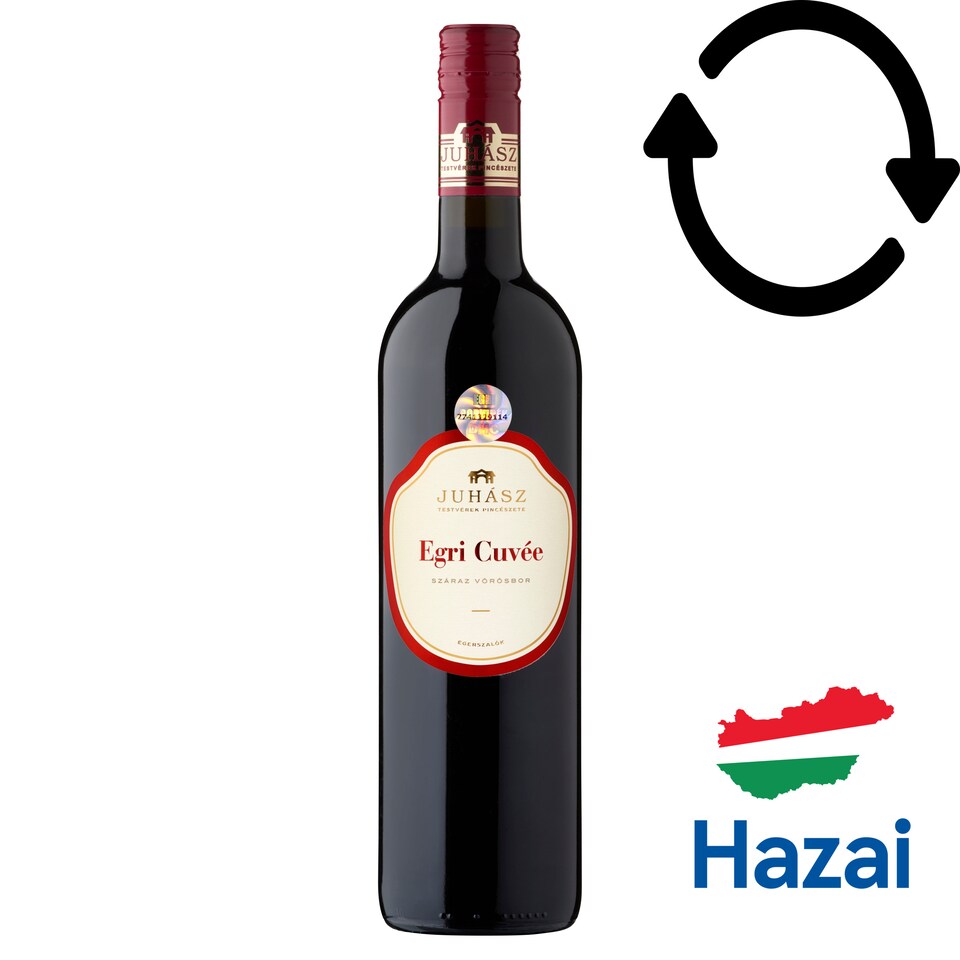 image 1 of Juhász Egri Vörös Cuvée Dry Red Wine 12,5% 750 ml
