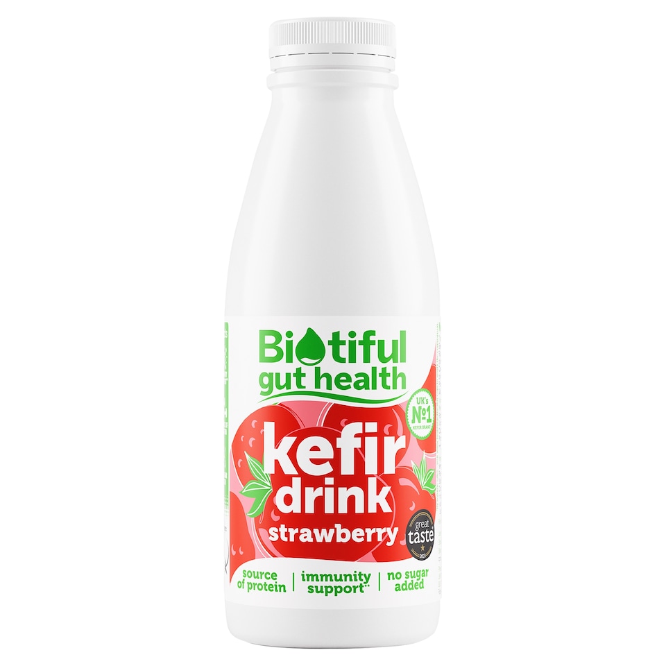 Biotiful Gut Health Kefir Milk Drink Strawberry 500ml