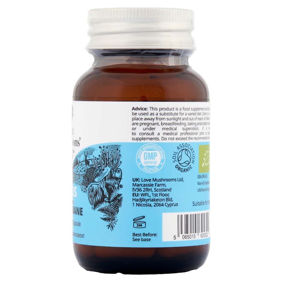 image 1 of Love Mushrooms Lion's Mane 15000Mg 30 Capsules