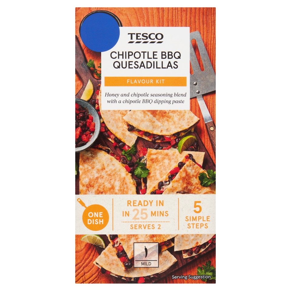 Tesco Chipotle BBQ Quesadilla Flavour Kit 40g