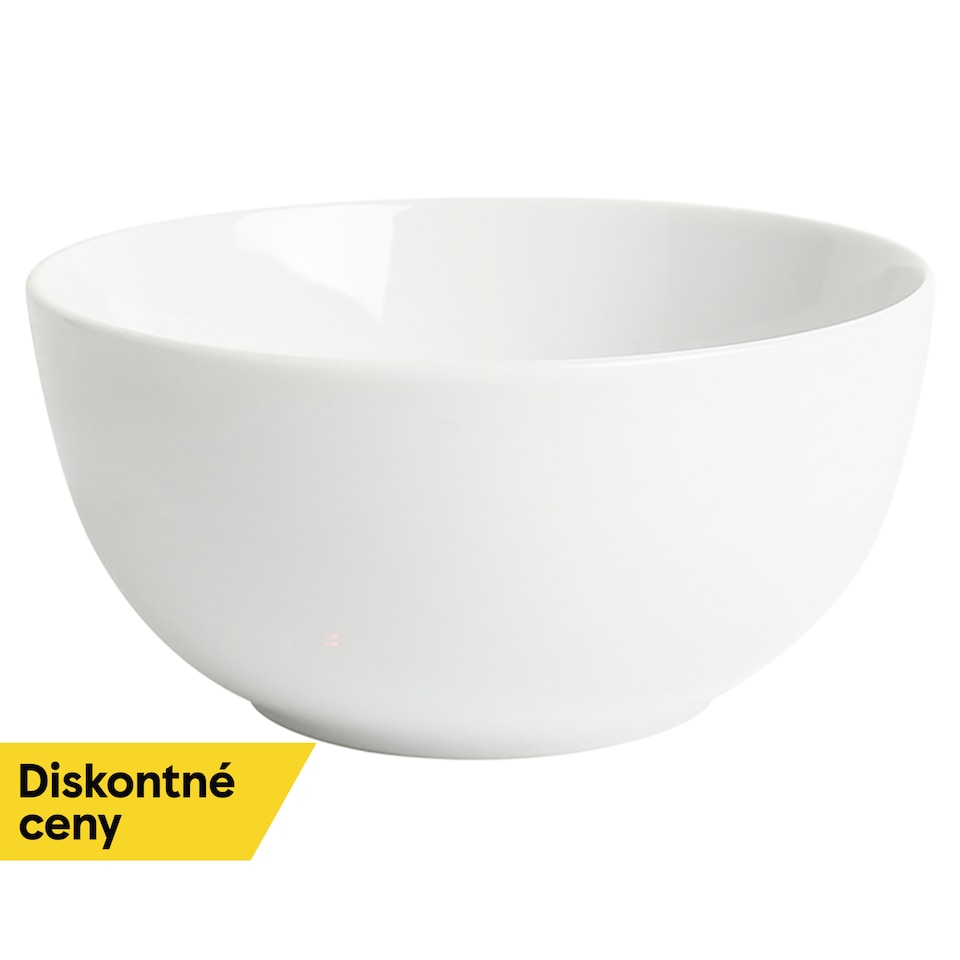 Tesco White Cereal Bowl