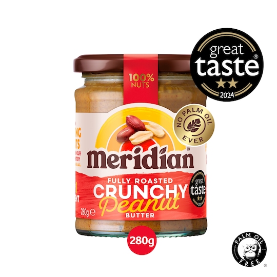 Meridian Peanut Butter Crunchy 100% Nuts 280G