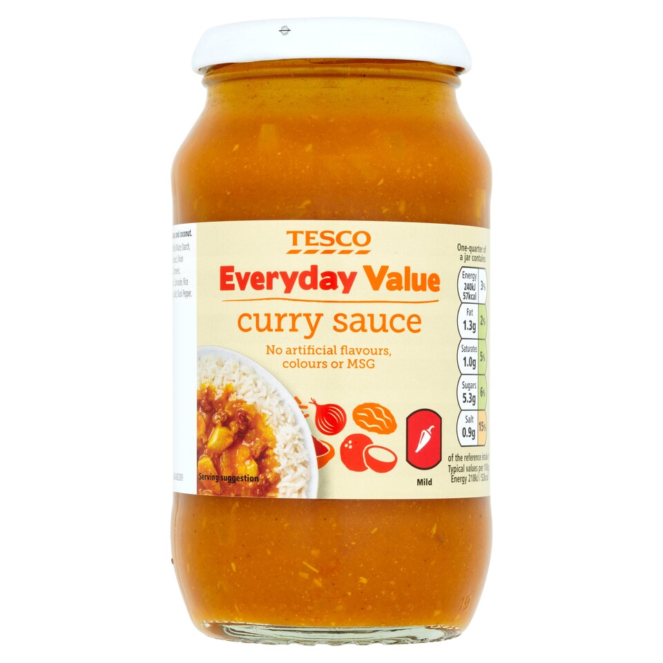 Tesco Everyday Value Curry Sauce 440G