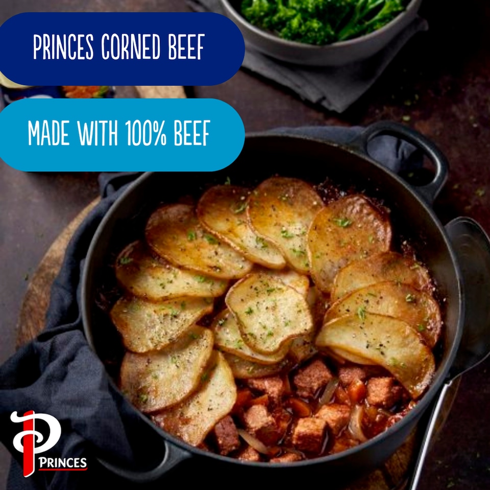 image 1 of Princes Reduced Salt Corned Beef 340G