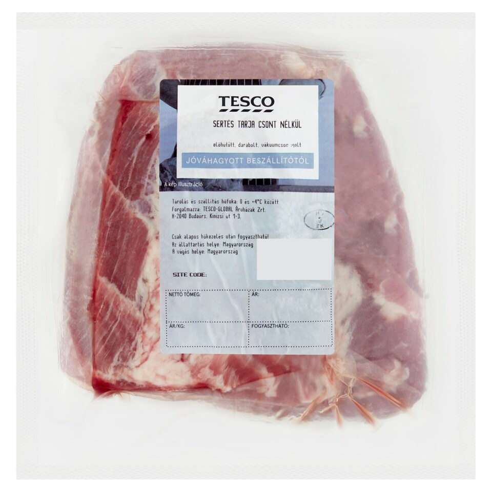 Tesco sertés tarja csont nélkül