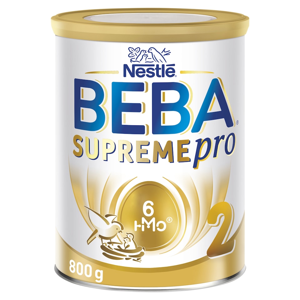 BEBA SUPREMEpro 2, 6 HMO, pokračovací kojenecké mléko, 800g