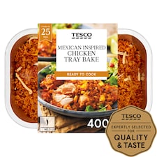 Tesco Mexican Inspired Chicken Traybake 400G