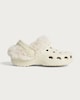 image 1 of F&F Girls Faux Fur Lined Clogs in White