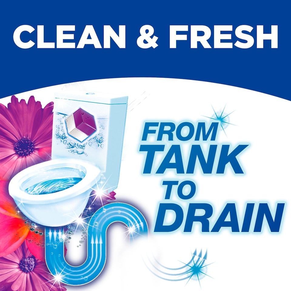 image 1 of Bloo In-Cistern Toilet Blocks Flowers 2 x 50g (100g)