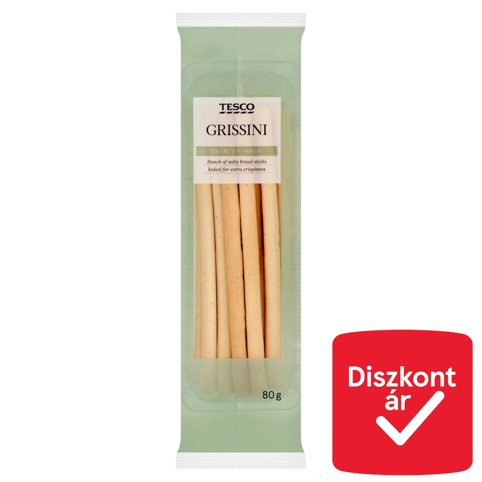 Tesco Grissini sós rúd 80 g