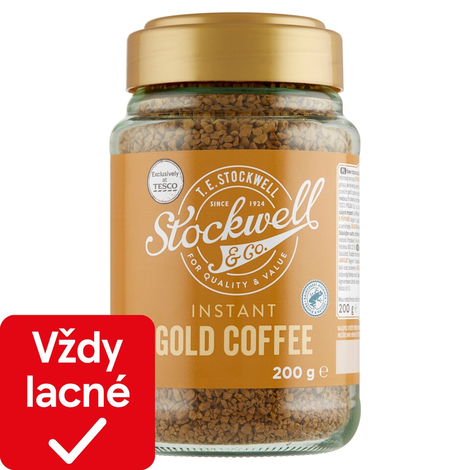 Stockwell & Co. Gold instantná káva sušená mrazom 200 g