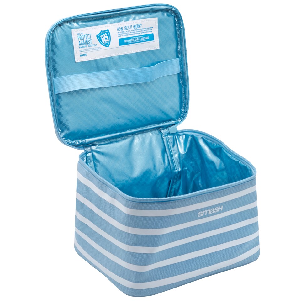image 1 of Smash Blue Stripe lunch bag 
