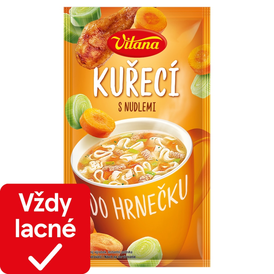 Vitana Do hrnečku Instant Soup Chicken Noodle 14 g