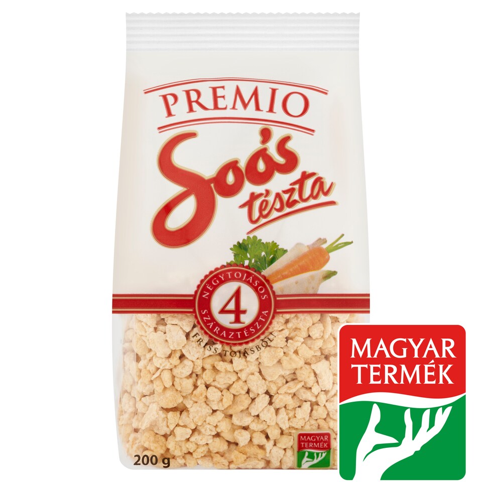 Soós Premio tarhonya négytojásos száraztészta 200 g
